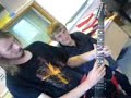 tom and andy from caedo messng around on guitars...basically a rock off.!!!