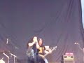 Trooper, opening act to Iron Maiden, playing 'strigat'
