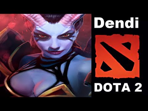 Dota 2 Dendi Queen of Pain gameplay