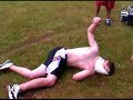 Coliseum gladiator battle in back yard