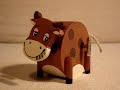 Boîte à musique - Vache (vachette) - atelier Sca