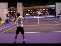 Vince Spadea Practicing with Rafael Nadal Vince Spadea Practicing with Rafael Nadal