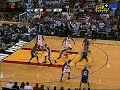 Alonzo Mourning blocks Hakim Warrick