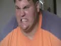 fat guy working out!