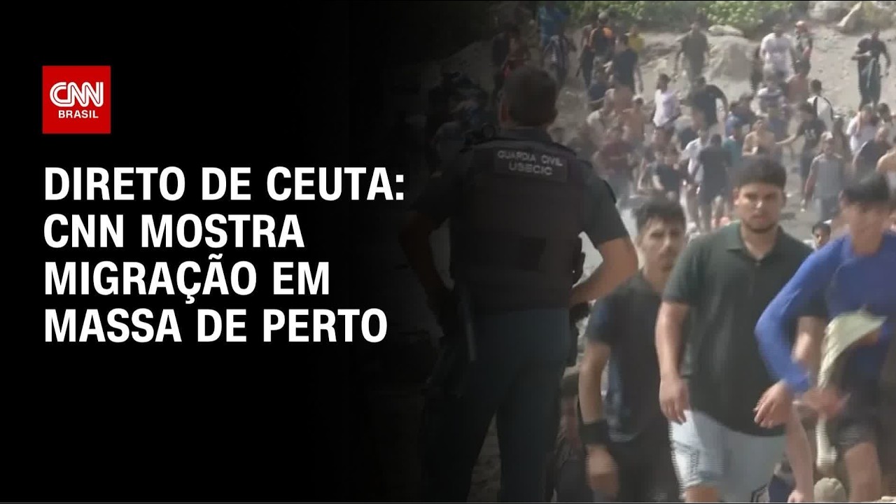CNN mostra de perto migração em massa em Ceuta; acompanhe | AGORA CNN