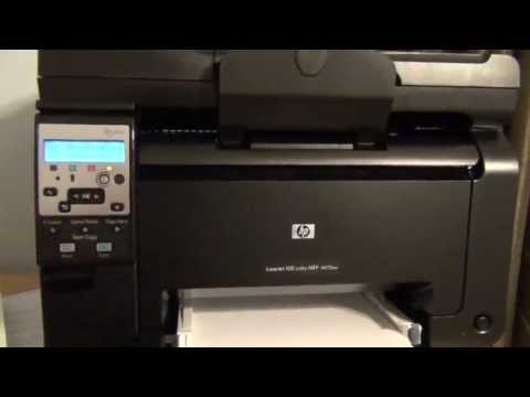 how to set hp printer to print color