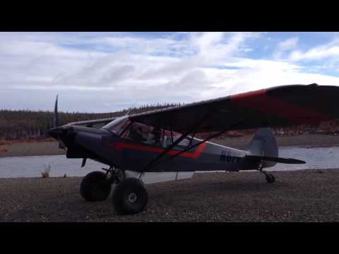 Super Cub North of Galena Alaska
