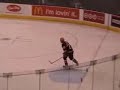 Crazy College Hockey Player
