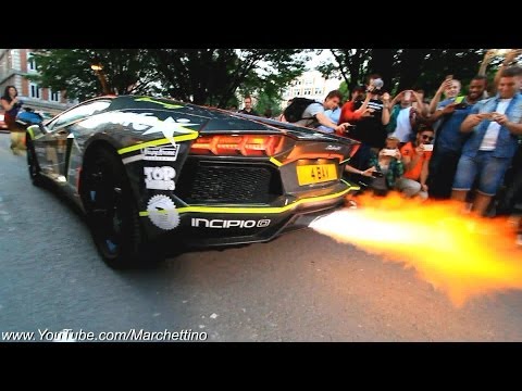 Lamborghini Aventador Epic Flamethrower Exhaust!