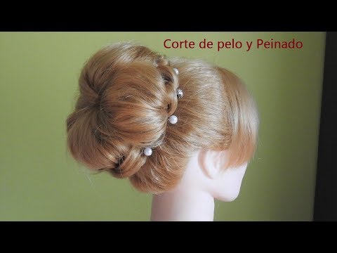 Recogido alto para niña o mujer | Peinado fácil para Fiestas | Moño para boda | Peluquería fácil item-thumbnail