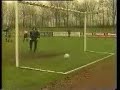 kurt meyer, nicknamed meyer 15 or respectfully fu�ballopa (soccer grandpa), (b. february 4, 1921) is a german amateur soccer player for blau-wei� post recklinghausen. he achieved nation-wide fame when he scored the german ard goal of the month and later the ard goal of the year in 2001 at age 80. he is by far the oldest player to have won any of these awards.
http://de.wikipedia.org/wiki/kurt_meyer_%28fu%c3%9fballspieler%29