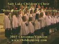 benedictus by palestrina   salt lake childrens choir