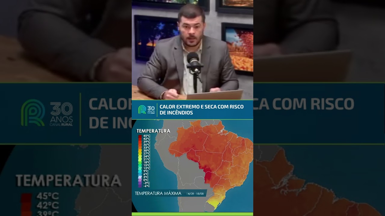 Calor extremo e seca com risco de incêndios