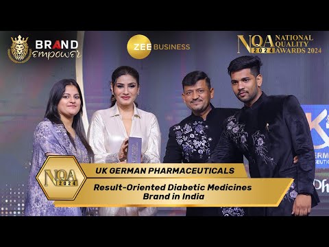 U K German Pharmaceuticals Featured on Zee Business as winner of National Quality Awards 2024