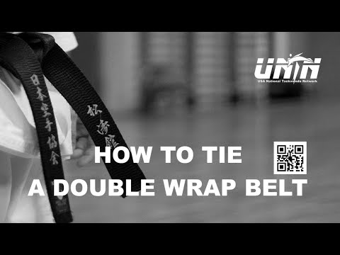 how to wear a double wrap belt