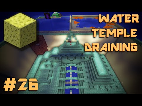 how to drain lava in minecraft