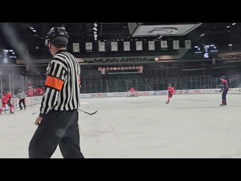 24 Elite Prospects Pre-Draft Showcase, - Michigan State University - Munn Arena - Played Defense - # 5 Blue