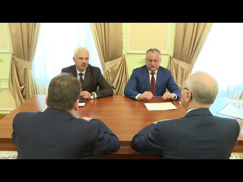 Președintele Moldovei a avut o întrevedere cu Ambasadorul Extraordinar şi Plenipotențiar al Federației Ruse în Republica Moldova, Farit Muhametşin