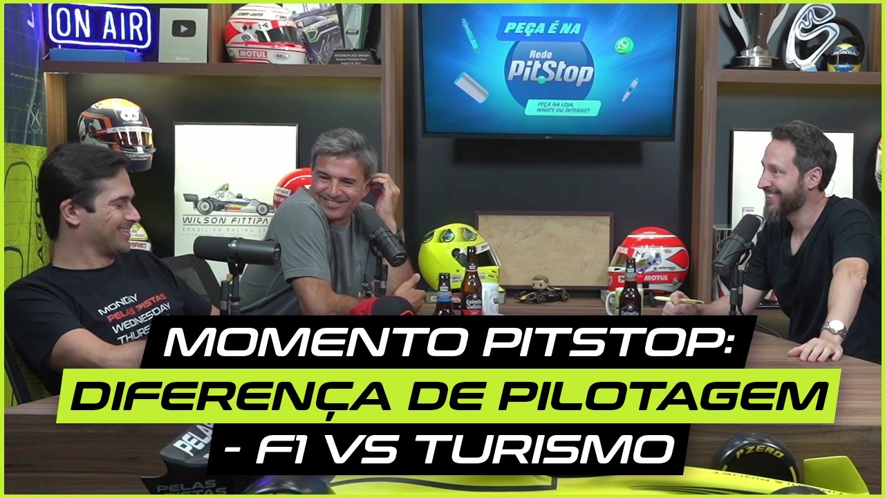 Momento Pitstop: Diferença de pilotagem:  F1 vs Turismo #cortes #pelaspistaspodcast