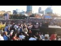 The Crowd Gathers in Cleveland, Ohio for President Obama's America Forward! Tour