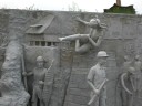 Sculptures at National Monument, Jakarta, Indonesia (2)