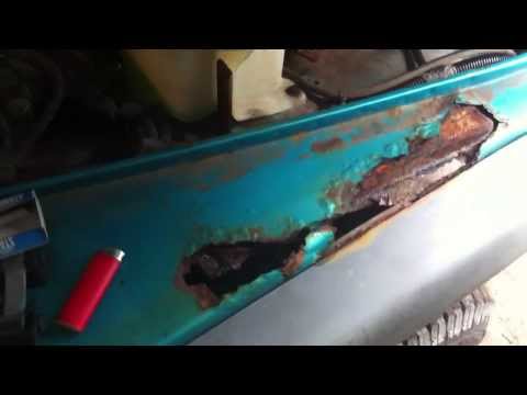 1997 Jeep TJ front fender repair