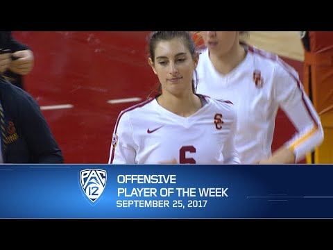 USC's Brittany Abercrombie named Pac-12 Women's Volleyball Offensive Player of the Week