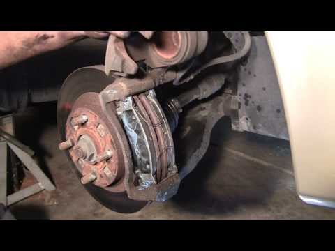 How to Change Front Brake Pads in 10 Minutes! Mazda Protege Example