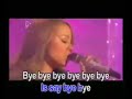 Re: Bye bye - Mariah Carey (Karaoke)