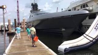 Superyacht Silverfast at the 2016 Palm beach Boat Show