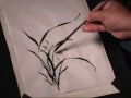 How to draw Orchid in Chinese brush painting or Sumi-e How to draw Orchid in Chinese brush painting or Sumi-e
