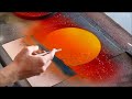 "Paradise" Spray Paint Art by Ben Rabine