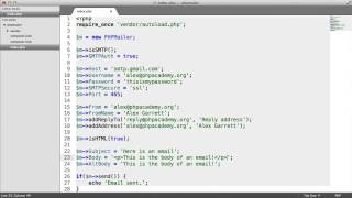 Send Email With PHPMailer: HTML Email (Part 4/5)