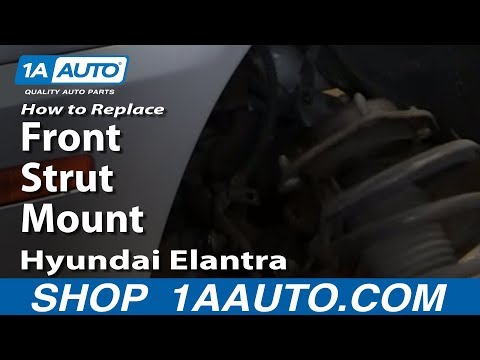 How To Replace Front Strut Mount or Spring 2001-06 Hyundai Elantra