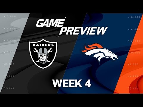 Video: Oakland Raiders vs. Denver Broncos | Week 4 Game Preview | Move the Sticks