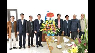 Chủ tịch UBND thành phố Nguyễn Mạnh Hà chúc mừng giáo dân giáo họ Thất Tinh, giáo xứ Trạp Khê