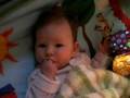 Hazel sucking her fingers
