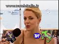 claudia gerini intervistata a cannes 2007