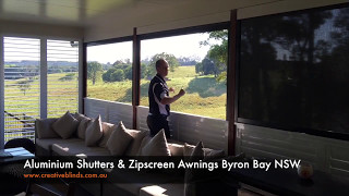 Aluminium Shutters & Zipscreen Awnings