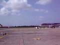 Ltu taking off at punta cana