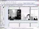 this is a high-speed capture of the coloring and lettering process for my comic strip, suburban tribe.