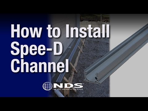 how to install nds channel drain