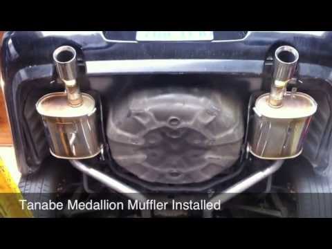Lexus GS300 Muffler with Tanabe Medallion – Custom Install