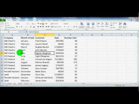 Tutorial - This is an introduction to using Pivot Tables (or PivotTables) in Microsoft Excel. It works in Excel 2003, 2007, and 2010.