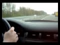 Audi RS6 on the autobahn