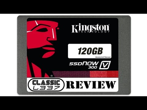 120gb - This is a video review of the Kingston SSD 120gb (SSDnow V300). The review was produced by Scott from Classic L337. Kingston SSD 120gb (SSDnow V300: http://w...