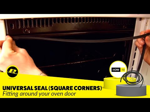 how to fit zanussi oven seal