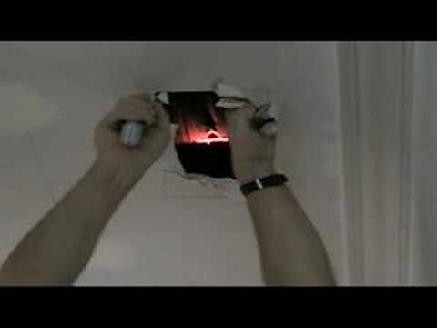 how to patch ceiling hole
