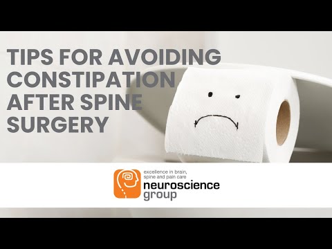 how to relieve post op constipation