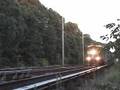 LIRR Double DE30AC locomotives on head end of 8741